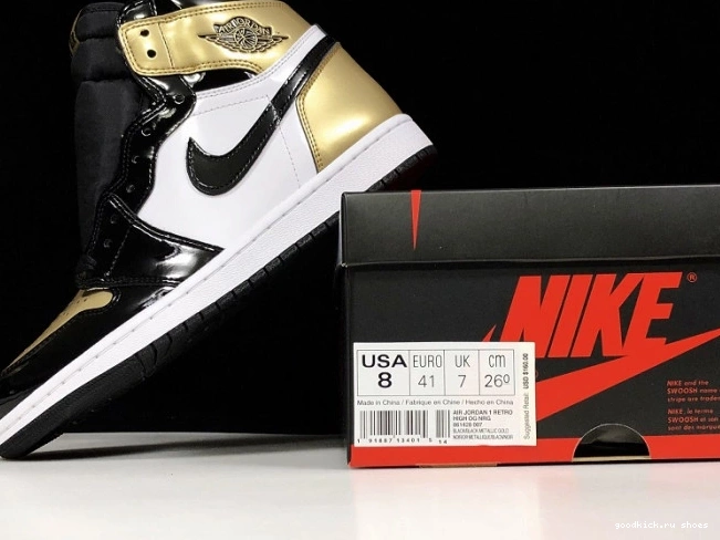 Rep Jordan 861428-007 Glod Air Retro Toe 1 High 0811